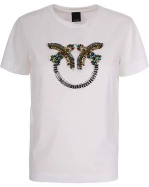 Pinko Appliqué T-Shirt - White