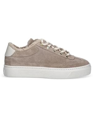 Furla Enjoy Lace-Up Trainers - Natural
