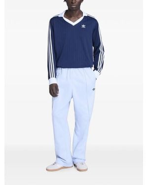 adidas Side-Stripe Track Pants - Blue