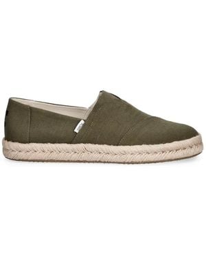 TOMS Alpargata Rope 2.0 Espadrilles Mit Flechtsohle - Grün