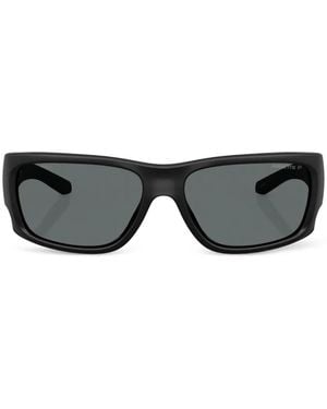 Arnette Flipside Rectangle-Frame Sunglasses - Black