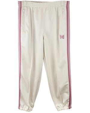 Needles Side-Stripe Pants - White
