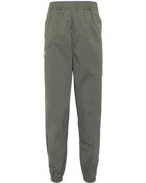 Aape By A Bathing Ape Pantaloni Con Applicazione Logo - Grigio