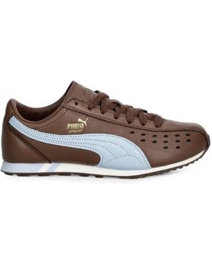 PUMA Sprint Sneakers Mit Runder Kappe - Braun