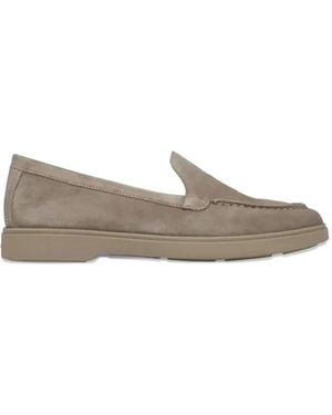 Santoni Suede slip-on loafers - Grau