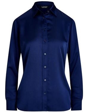 Ralph Lauren Buttoned Long-Sleeve Shirt - Blue