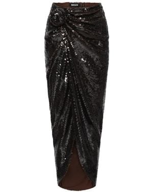 ROTATE BIRGER CHRISTENSEN Jupe À Sequins - Black