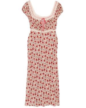 RIXO London Maeva Dress - Red