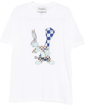 Iceberg X Bugs Bunny Short-Sleeve T-Shirt - White