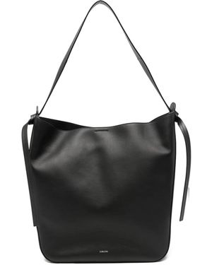 Jil Sander ノットディテール ハンドバッグ - ブラック