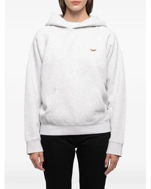 Zadig & Voltaire Georgy Horse-Print Hoodie - White