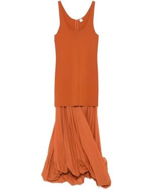 TOTEME Cocoon ärmellose Kleid - Orange