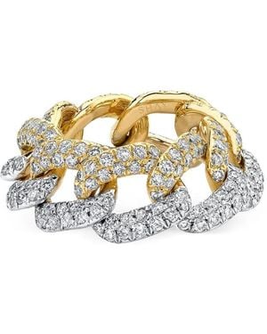 SHAY Essential Link Diamond Ring - Metallic