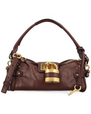 Chloé Paddington Leather Shoulder Bag - Brown