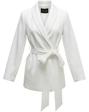 Ralph Lauren Belted Wrap-Around Jacket - White