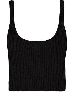 Laneus ルレックス タンクトップ - ブラック