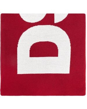DSquared² Strickschal mit Logo - Rot