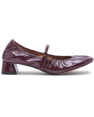 Lanvin Ballerine Con Zeppa - Viola