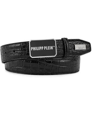 Philipp Plein Cintura Cocco - Nero