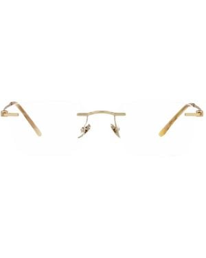 Giorgio Armani Gafas Rectangulares Sin Montura - Blanco