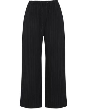 Studio Nicholson Sonny Pinstripe Trousers - Black