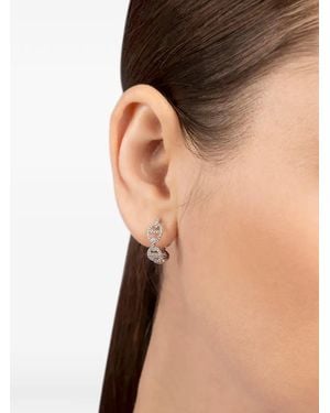 Apm Monaco Maille Marine Pavé Earrings - Brown