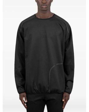 Oakley Curved-Hem Crewneck Jumper - Black