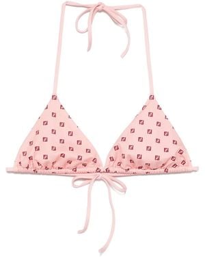 Fendi トライアングル ビキニトップ - ピンク