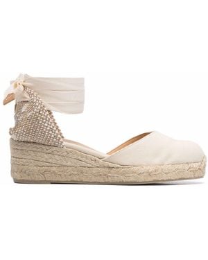 Castañer Lace-Up Wedge Espadrilles - Multicolour