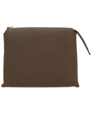 The Row Zip-Fastening Shoulder Bag - Brown
