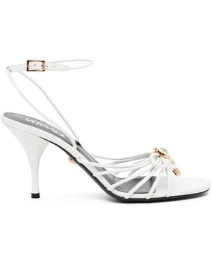 Versace Sandales Opera Bow - White