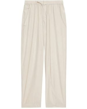 Isabel Marant Drawstring-Waist Pocket Pants - White