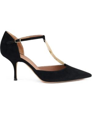 Malone Souliers Escarpins Kali En Daim À Ornements - Black