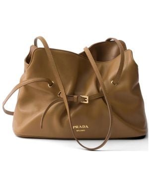 Prada Dada Small Nappa Leather Bag - Brown