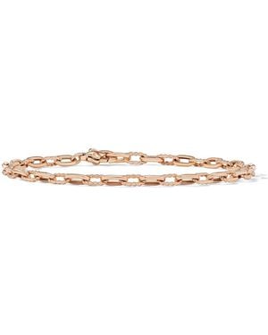 David Yurman 18Kt Rose Madison Chain Bracelet (3Mm) - White
