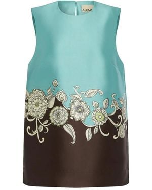 ALÉMAIS Gia Mini Dress - Blue