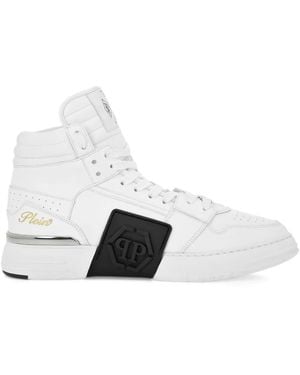 Philipp Plein Phantom Kicks ハイカット スニーカー - ホワイト