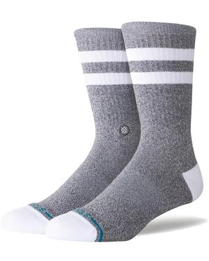 Stance Stripe-Detail Crew Socks - Grey