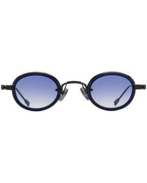 Sato Eyewear Algedi-T Round-Frame Sunglasses - Blue