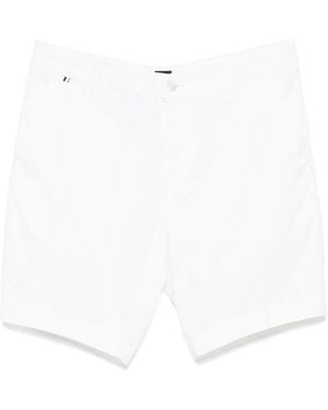BOSS Gabardine Chino Shorts - White
