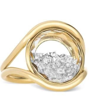 Moritz Glik Cascavel Circle Diamond Ring - Metallic