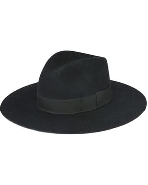 Nina Ricci Felted Fedora Hat - Black