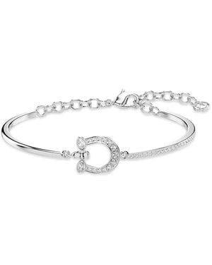 Swarovski Bracciale Con Dettaglio Ferro Di Cavallo - Bianco