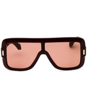 Ferragamo Eyewear Pilot-Frame Sunglasses - Pink