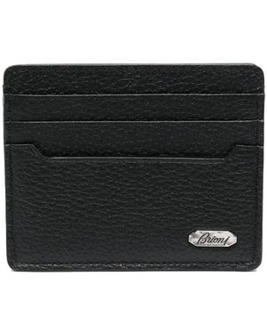 Brioni Logo Cardholder Wallet - Black