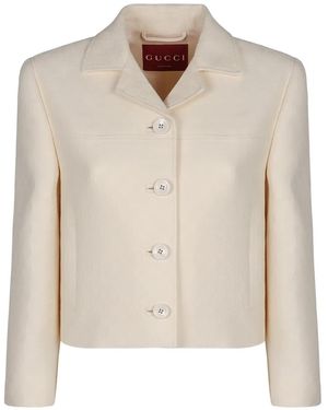 Gucci Crêpe De Chine Jack - Naturel