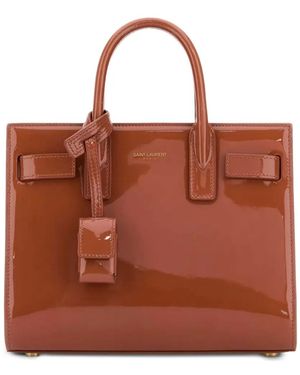 Saint Laurent Sac De Jour Tote Bag - Brown