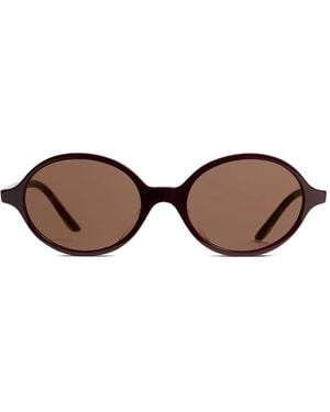 KHAITE Gafas De Sol Con Montura Oval - Marrón