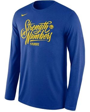 Nike Nba Gsw -Playoffs Strength - Blue