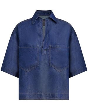 Dondup Pocket Short-Sleeve Top - Blue